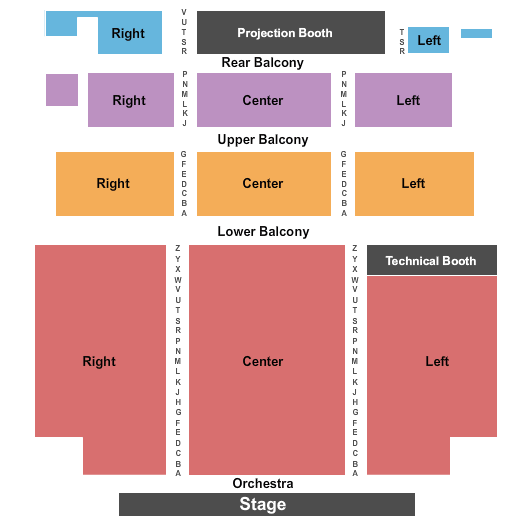 Paramount Theatre Oklahoma! Seating Chart